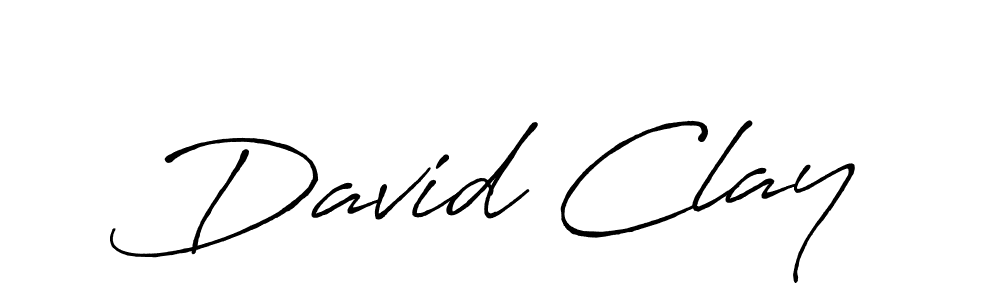 Create a beautiful signature design for name David Clay. With this signature (Antro_Vectra_Bolder) fonts, you can make a handwritten signature for free. David Clay signature style 7 images and pictures png