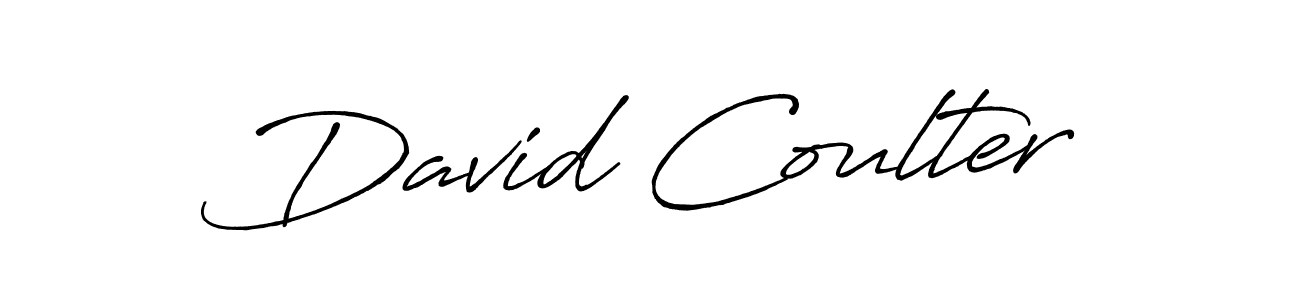 You should practise on your own different ways (Antro_Vectra_Bolder) to write your name (David Coulter) in signature. don't let someone else do it for you. David Coulter signature style 7 images and pictures png