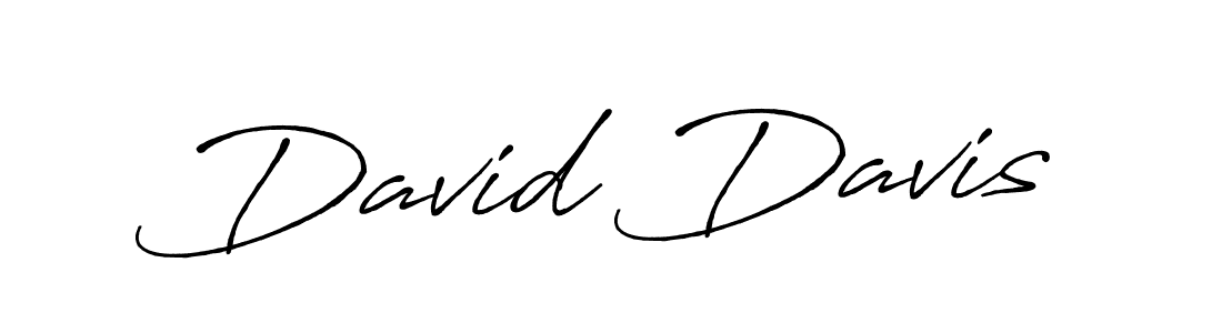 Make a beautiful signature design for name David Davis. With this signature (Antro_Vectra_Bolder) style, you can create a handwritten signature for free. David Davis signature style 7 images and pictures png