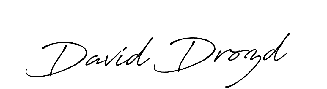 Antro_Vectra_Bolder is a professional signature style that is perfect for those who want to add a touch of class to their signature. It is also a great choice for those who want to make their signature more unique. Get David Drozd name to fancy signature for free. David Drozd signature style 7 images and pictures png