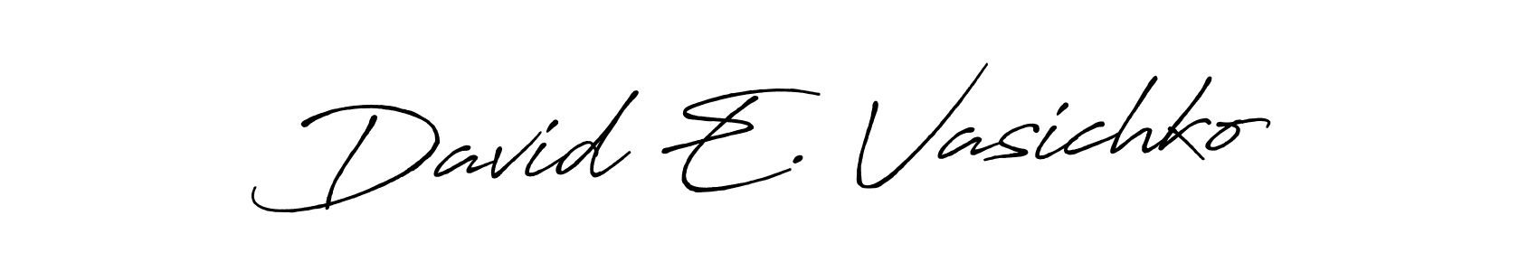 Best and Professional Signature Style for David E. Vasichko. Antro_Vectra_Bolder Best Signature Style Collection. David E. Vasichko signature style 7 images and pictures png