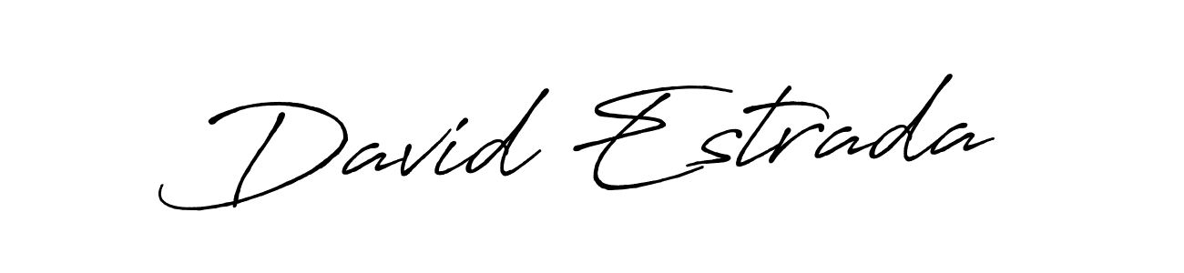 if you are searching for the best signature style for your name David Estrada. so please give up your signature search. here we have designed multiple signature styles  using Antro_Vectra_Bolder. David Estrada signature style 7 images and pictures png