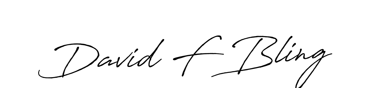 How to make David F Bling signature? Antro_Vectra_Bolder is a professional autograph style. Create handwritten signature for David F Bling name. David F Bling signature style 7 images and pictures png