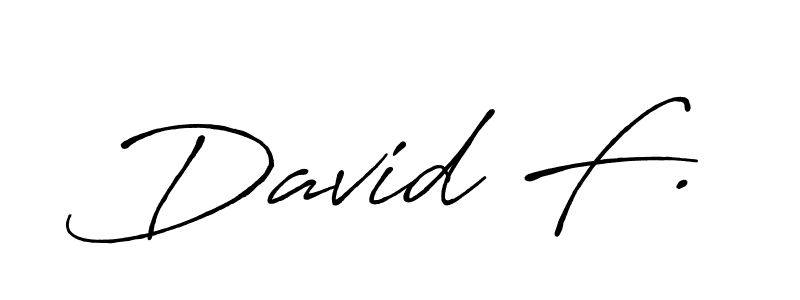 It looks lik you need a new signature style for name David F.. Design unique handwritten (Antro_Vectra_Bolder) signature with our free signature maker in just a few clicks. David F. signature style 7 images and pictures png