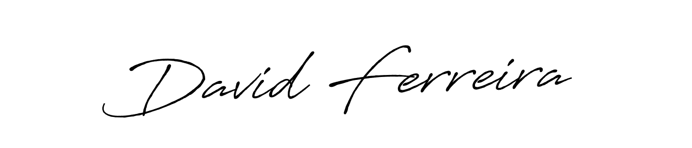 Make a short David Ferreira signature style. Manage your documents anywhere anytime using Antro_Vectra_Bolder. Create and add eSignatures, submit forms, share and send files easily. David Ferreira signature style 7 images and pictures png