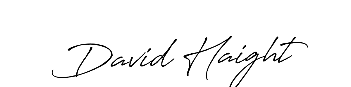 How to make David Haight name signature. Use Antro_Vectra_Bolder style for creating short signs online. This is the latest handwritten sign. David Haight signature style 7 images and pictures png