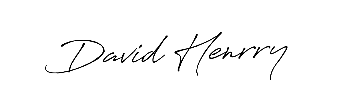 Also we have David Henrry name is the best signature style. Create professional handwritten signature collection using Antro_Vectra_Bolder autograph style. David Henrry signature style 7 images and pictures png