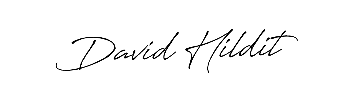 Make a beautiful signature design for name David Hildit. With this signature (Antro_Vectra_Bolder) style, you can create a handwritten signature for free. David Hildit signature style 7 images and pictures png