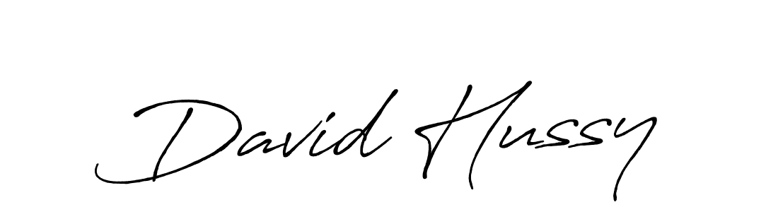 Create a beautiful signature design for name David Hussy. With this signature (Antro_Vectra_Bolder) fonts, you can make a handwritten signature for free. David Hussy signature style 7 images and pictures png