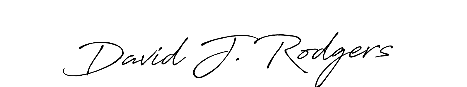 Also You can easily find your signature by using the search form. We will create David J. Rodgers name handwritten signature images for you free of cost using Antro_Vectra_Bolder sign style. David J. Rodgers signature style 7 images and pictures png