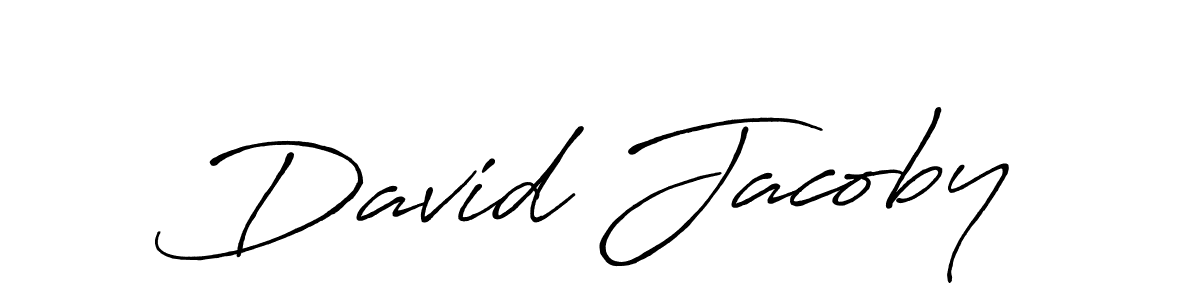 Design your own signature with our free online signature maker. With this signature software, you can create a handwritten (Antro_Vectra_Bolder) signature for name David Jacoby. David Jacoby signature style 7 images and pictures png