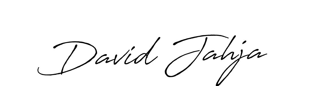 Design your own signature with our free online signature maker. With this signature software, you can create a handwritten (Antro_Vectra_Bolder) signature for name David Jahja. David Jahja signature style 7 images and pictures png