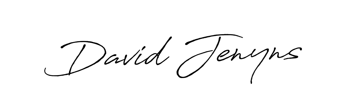 Use a signature maker to create a handwritten signature online. With this signature software, you can design (Antro_Vectra_Bolder) your own signature for name David Jenyns. David Jenyns signature style 7 images and pictures png