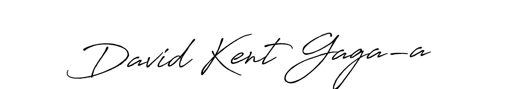 How to make David Kent Gaga-a name signature. Use Antro_Vectra_Bolder style for creating short signs online. This is the latest handwritten sign. David Kent Gaga-a signature style 7 images and pictures png