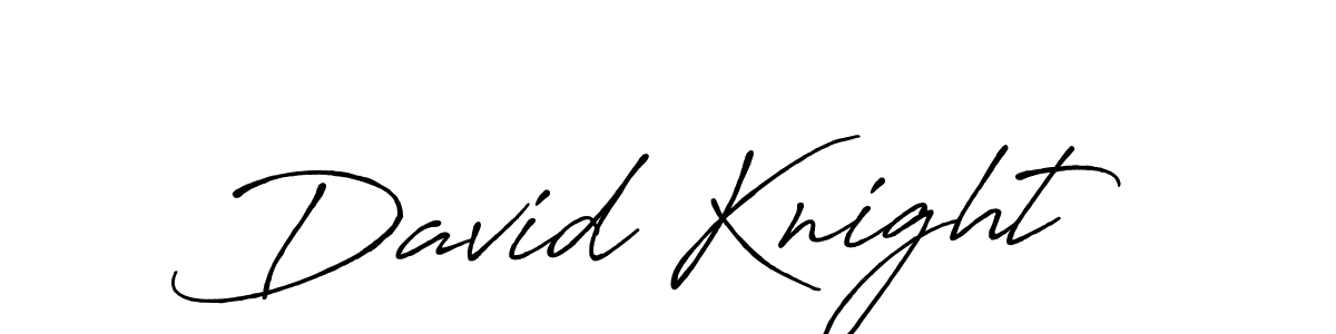 You should practise on your own different ways (Antro_Vectra_Bolder) to write your name (David Knight) in signature. don't let someone else do it for you. David Knight signature style 7 images and pictures png