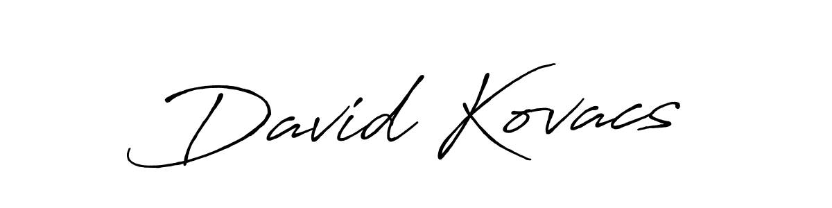 Design your own signature with our free online signature maker. With this signature software, you can create a handwritten (Antro_Vectra_Bolder) signature for name David Kovacs. David Kovacs signature style 7 images and pictures png