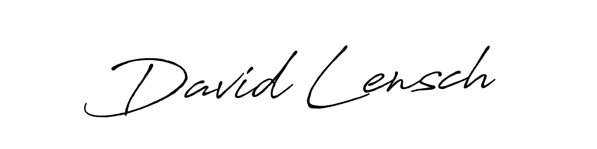 Create a beautiful signature design for name David Lensch. With this signature (Antro_Vectra_Bolder) fonts, you can make a handwritten signature for free. David Lensch signature style 7 images and pictures png