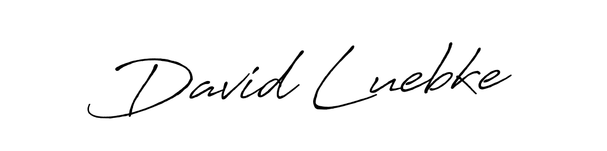 David Luebke stylish signature style. Best Handwritten Sign (Antro_Vectra_Bolder) for my name. Handwritten Signature Collection Ideas for my name David Luebke. David Luebke signature style 7 images and pictures png
