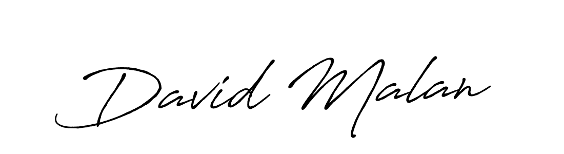 How to make David Malan name signature. Use Antro_Vectra_Bolder style for creating short signs online. This is the latest handwritten sign. David Malan signature style 7 images and pictures png