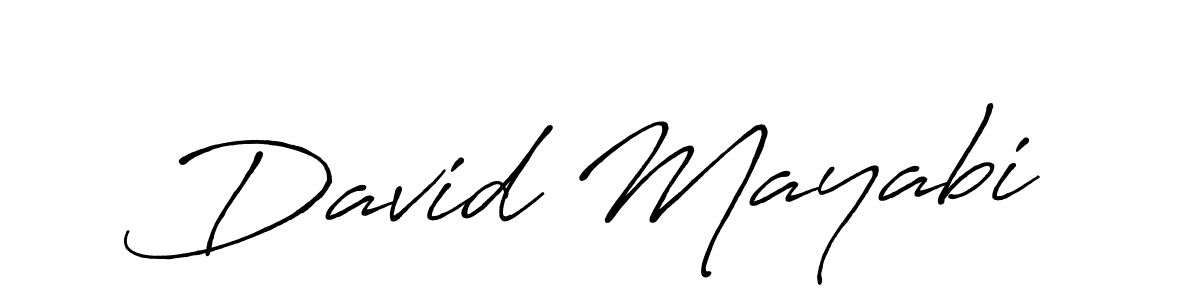 Create a beautiful signature design for name David Mayabi. With this signature (Antro_Vectra_Bolder) fonts, you can make a handwritten signature for free. David Mayabi signature style 7 images and pictures png