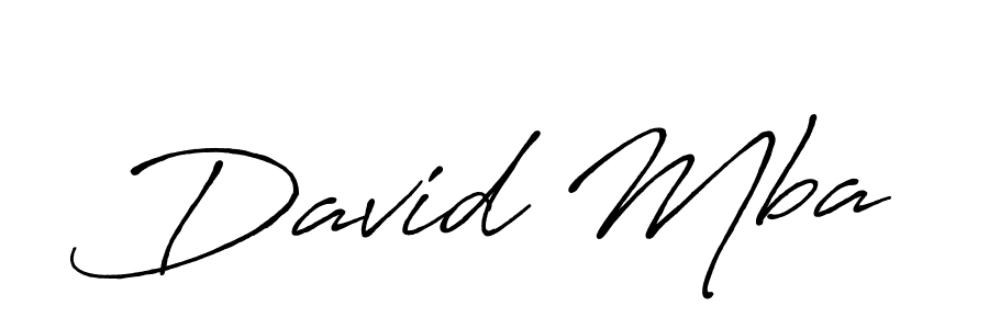 Antro_Vectra_Bolder is a professional signature style that is perfect for those who want to add a touch of class to their signature. It is also a great choice for those who want to make their signature more unique. Get David Mba name to fancy signature for free. David Mba signature style 7 images and pictures png