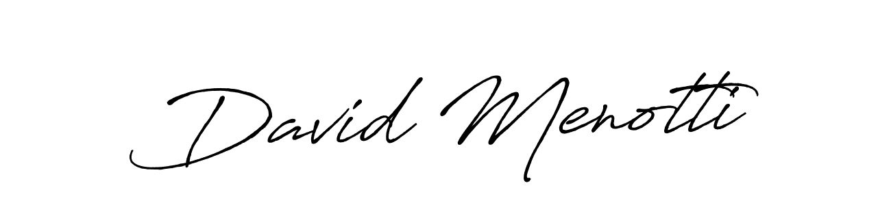 Make a short David Menotti signature style. Manage your documents anywhere anytime using Antro_Vectra_Bolder. Create and add eSignatures, submit forms, share and send files easily. David Menotti signature style 7 images and pictures png