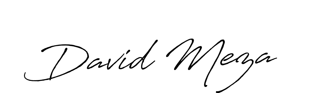 Also we have David Meza name is the best signature style. Create professional handwritten signature collection using Antro_Vectra_Bolder autograph style. David Meza signature style 7 images and pictures png