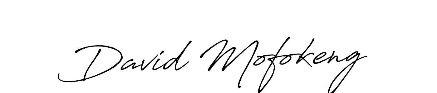 How to make David Mofokeng signature? Antro_Vectra_Bolder is a professional autograph style. Create handwritten signature for David Mofokeng name. David Mofokeng signature style 7 images and pictures png