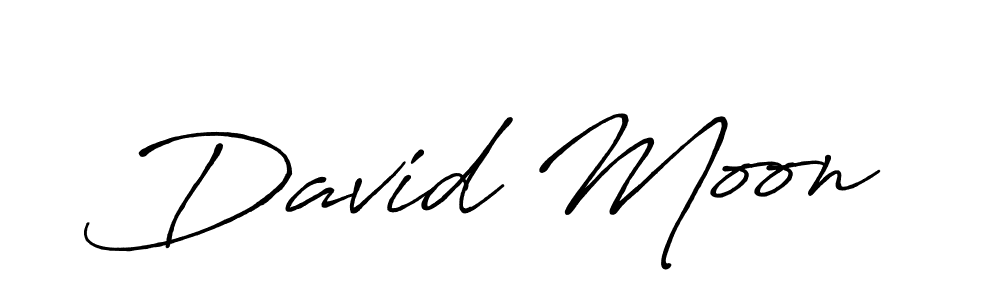 Also we have David Moon name is the best signature style. Create professional handwritten signature collection using Antro_Vectra_Bolder autograph style. David Moon signature style 7 images and pictures png