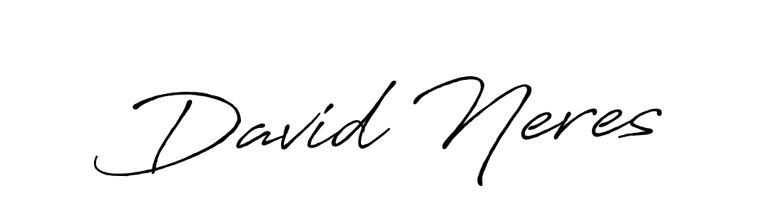 Make a beautiful signature design for name David Neres. With this signature (Antro_Vectra_Bolder) style, you can create a handwritten signature for free. David Neres signature style 7 images and pictures png