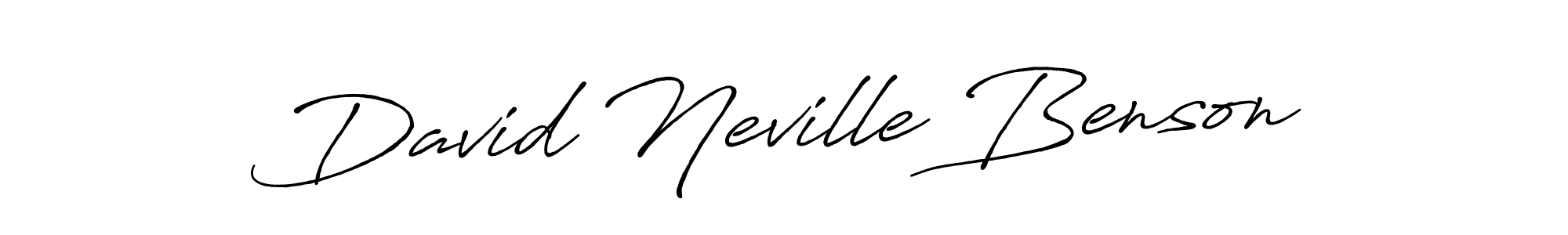 Make a beautiful signature design for name David Neville Benson. Use this online signature maker to create a handwritten signature for free. David Neville Benson signature style 7 images and pictures png