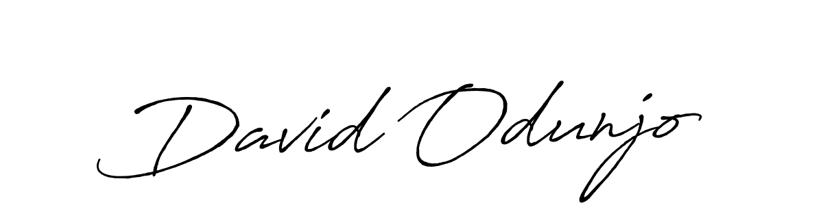 Design your own signature with our free online signature maker. With this signature software, you can create a handwritten (Antro_Vectra_Bolder) signature for name David Odunjo. David Odunjo signature style 7 images and pictures png