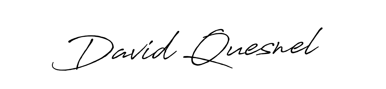 Use a signature maker to create a handwritten signature online. With this signature software, you can design (Antro_Vectra_Bolder) your own signature for name David Quesnel. David Quesnel signature style 7 images and pictures png