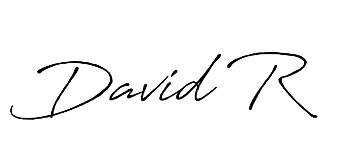 How to make David R signature? Antro_Vectra_Bolder is a professional autograph style. Create handwritten signature for David R name. David R signature style 7 images and pictures png