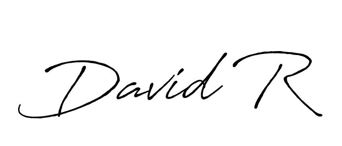 How to make David R signature? Antro_Vectra_Bolder is a professional autograph style. Create handwritten signature for David R name. David R signature style 7 images and pictures png