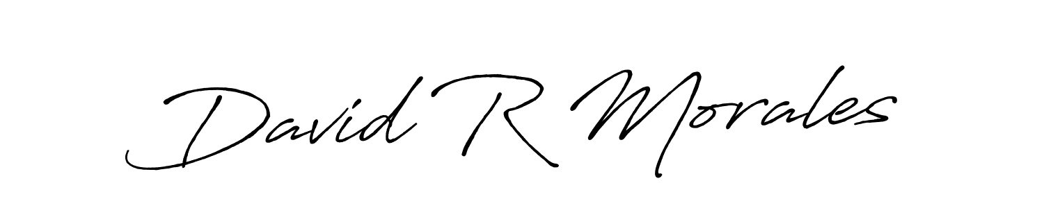 Make a short David R Morales signature style. Manage your documents anywhere anytime using Antro_Vectra_Bolder. Create and add eSignatures, submit forms, share and send files easily. David R Morales signature style 7 images and pictures png