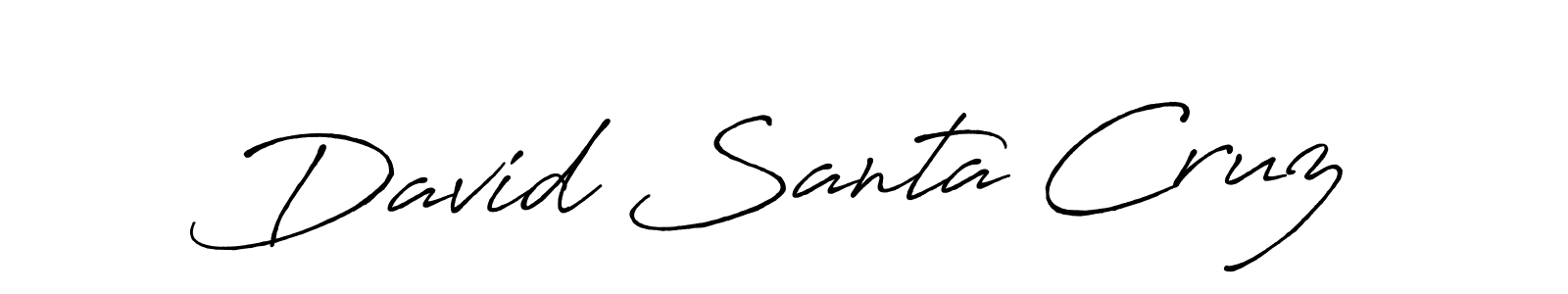 Antro_Vectra_Bolder is a professional signature style that is perfect for those who want to add a touch of class to their signature. It is also a great choice for those who want to make their signature more unique. Get David Santa Cruz name to fancy signature for free. David Santa Cruz signature style 7 images and pictures png