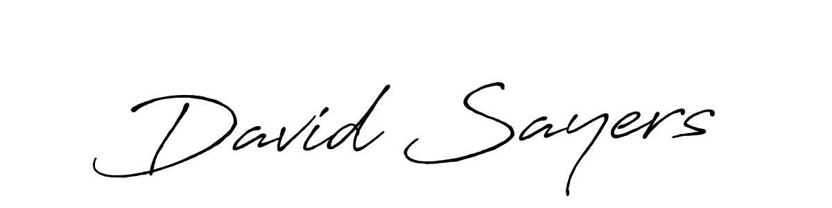 Use a signature maker to create a handwritten signature online. With this signature software, you can design (Antro_Vectra_Bolder) your own signature for name David Sayers. David Sayers signature style 7 images and pictures png