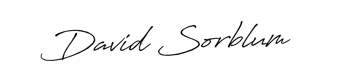 How to make David Sorblum signature? Antro_Vectra_Bolder is a professional autograph style. Create handwritten signature for David Sorblum name. David Sorblum signature style 7 images and pictures png