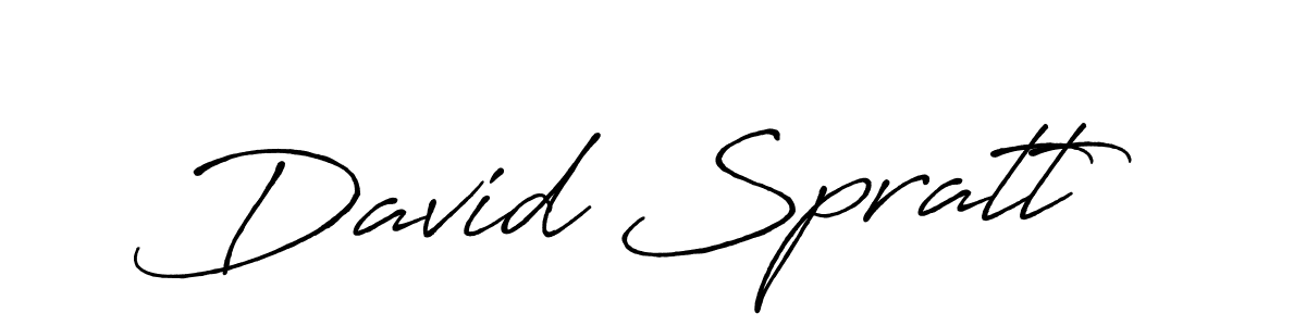 David Spratt stylish signature style. Best Handwritten Sign (Antro_Vectra_Bolder) for my name. Handwritten Signature Collection Ideas for my name David Spratt. David Spratt signature style 7 images and pictures png