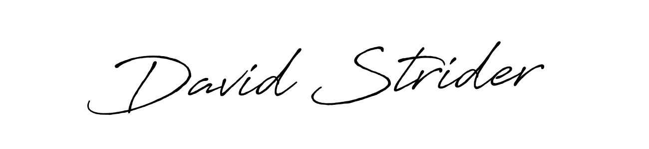 Make a beautiful signature design for name David Strider. With this signature (Antro_Vectra_Bolder) style, you can create a handwritten signature for free. David Strider signature style 7 images and pictures png