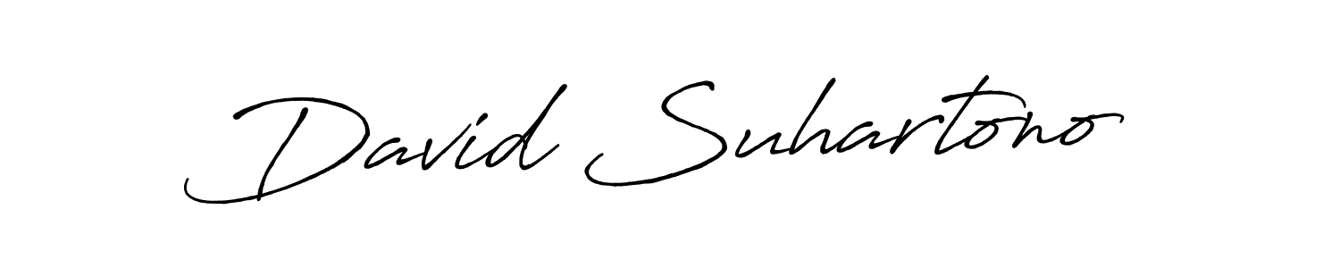 Make a short David Suhartono signature style. Manage your documents anywhere anytime using Antro_Vectra_Bolder. Create and add eSignatures, submit forms, share and send files easily. David Suhartono signature style 7 images and pictures png