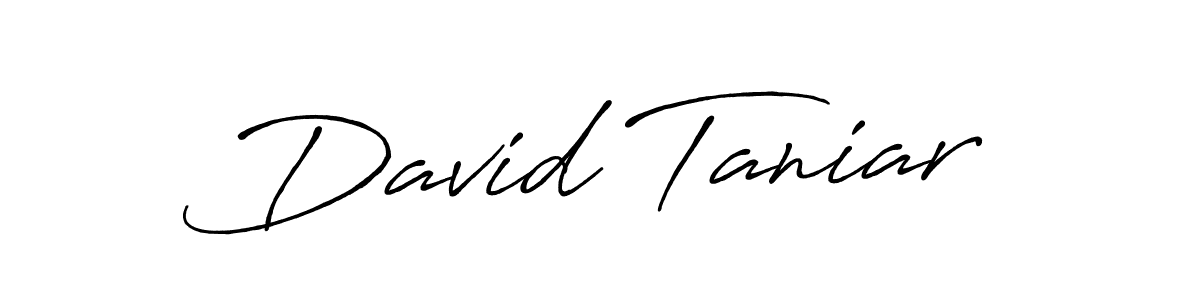 Make a beautiful signature design for name David Taniar. Use this online signature maker to create a handwritten signature for free. David Taniar signature style 7 images and pictures png