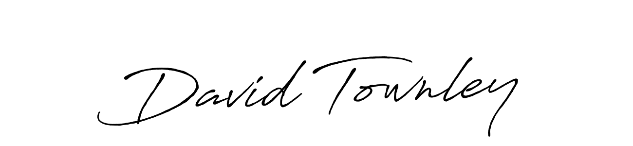 Use a signature maker to create a handwritten signature online. With this signature software, you can design (Antro_Vectra_Bolder) your own signature for name David Townley. David Townley signature style 7 images and pictures png