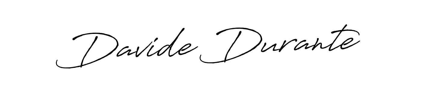 Make a beautiful signature design for name Davide Durante. Use this online signature maker to create a handwritten signature for free. Davide Durante signature style 7 images and pictures png
