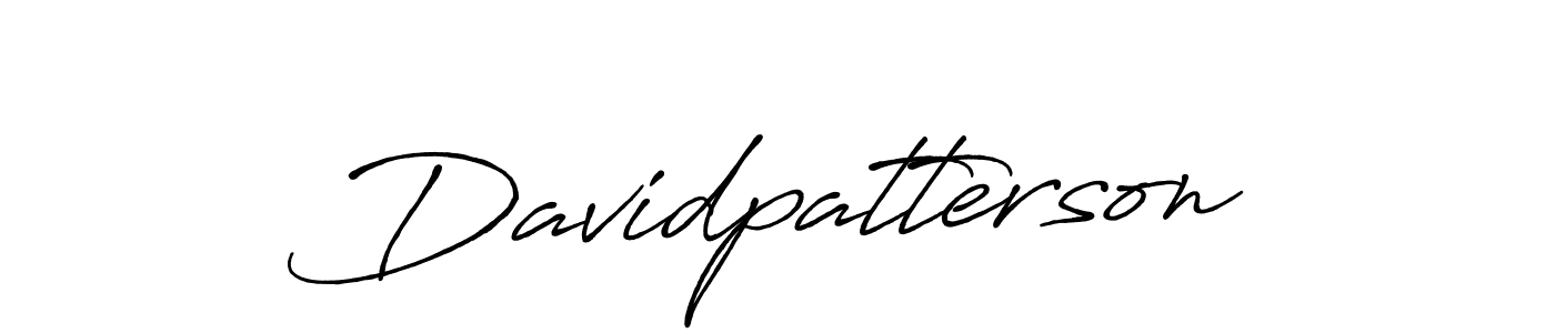 Create a beautiful signature design for name Davidpatterson. With this signature (Antro_Vectra_Bolder) fonts, you can make a handwritten signature for free. Davidpatterson signature style 7 images and pictures png