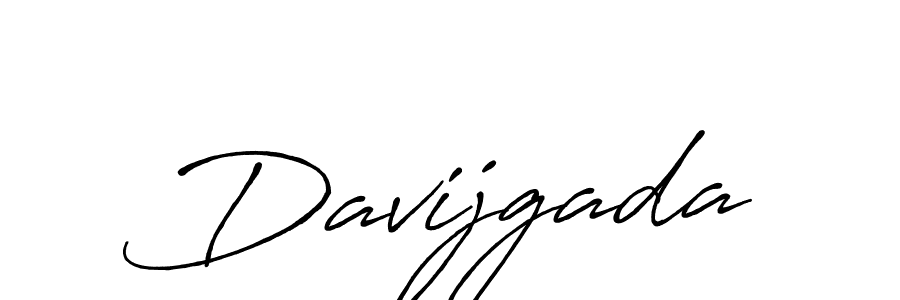 Use a signature maker to create a handwritten signature online. With this signature software, you can design (Antro_Vectra_Bolder) your own signature for name Davijgada. Davijgada signature style 7 images and pictures png