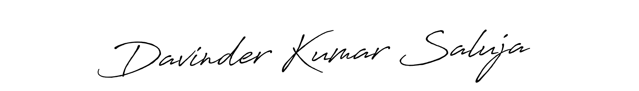 if you are searching for the best signature style for your name Davinder Kumar Saluja. so please give up your signature search. here we have designed multiple signature styles  using Antro_Vectra_Bolder. Davinder Kumar Saluja signature style 7 images and pictures png