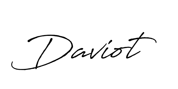 Design your own signature with our free online signature maker. With this signature software, you can create a handwritten (Antro_Vectra_Bolder) signature for name Daviot. Daviot signature style 7 images and pictures png