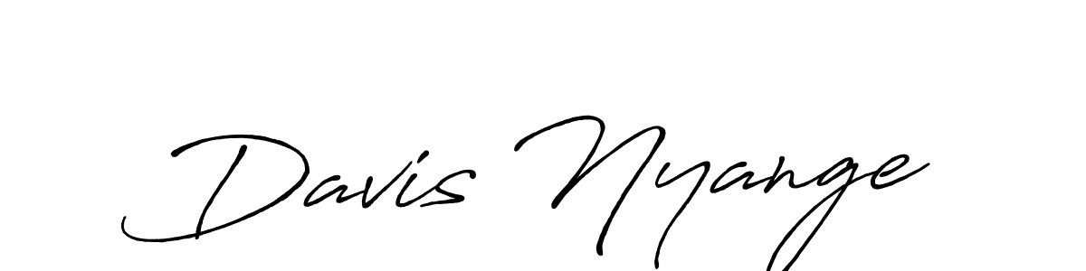 Once you've used our free online signature maker to create your best signature Antro_Vectra_Bolder style, it's time to enjoy all of the benefits that Davis Nyange name signing documents. Davis Nyange signature style 7 images and pictures png